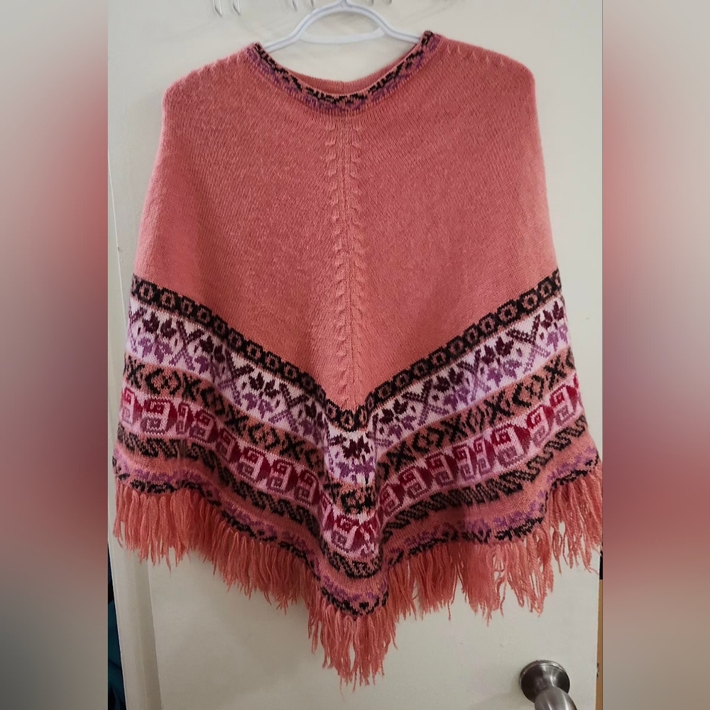 Alpaca Connections Poncho Wool Blend